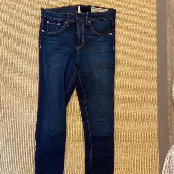 Rag & Bone High Rise Skinny Jeans - Picture 1 of 5